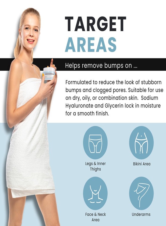 klarifyScience Ingrown Hair Pads with Glycolic Acid & Salicylic Acid – 55 Alcohol-Free Wipes for Bikini Area, KP Bumps & Strawberry Legs – Vegan & Cruelty-Free Exfoliating Pads - Image 2